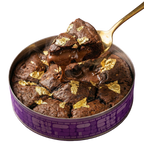 Triple Chocolate Cookies with Gold