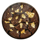 Triple Chocolate Cookies with Gold